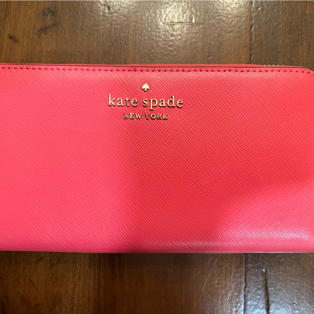 Kate Spade Large Coral Wallet